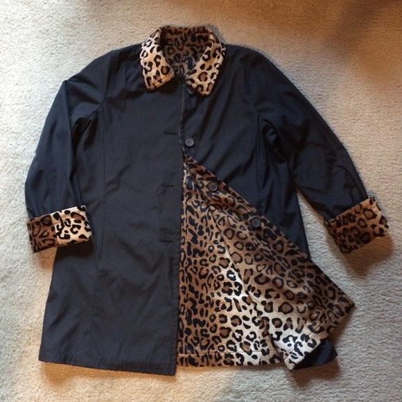dennis basso reversible leopard coat